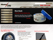Tablet Screenshot of electrotape.com